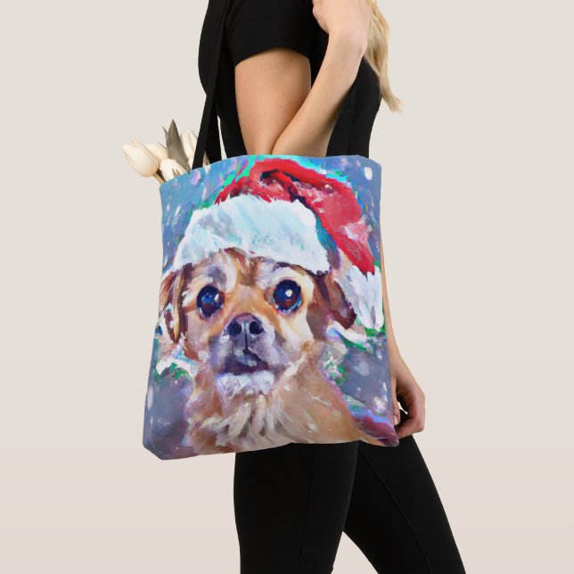 Bolso De Tela ¡Los Navidades más guapos! (Detalle)