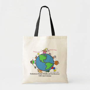 Bolso De Tela Los niños hacen el mundo/personalizar/Vera