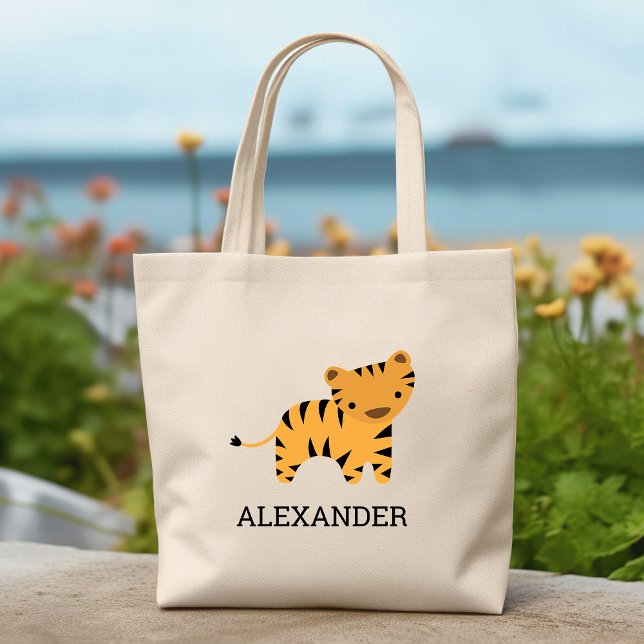 Bolso De Tela Los niños tigres adoran a los personajes (Subido por el creador)
