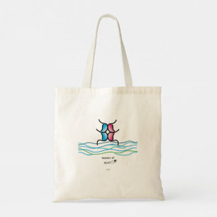 Bolso De Tela los océanos de muackS!!! Tote W/M