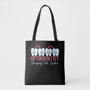 Bolso De Tela Los ortodoncistas juntan los dientes