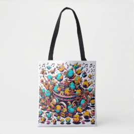 Bolso De Tela Los pájaros Tintamare