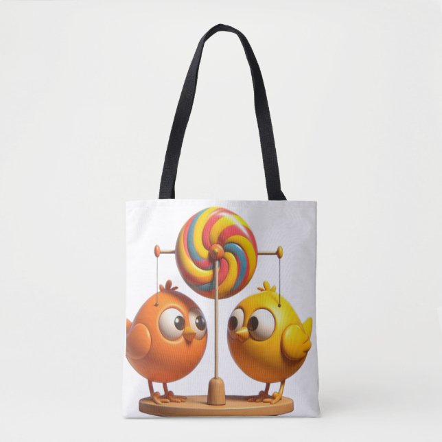 Bolso De Tela Los pájaros Tintamare (Anverso)