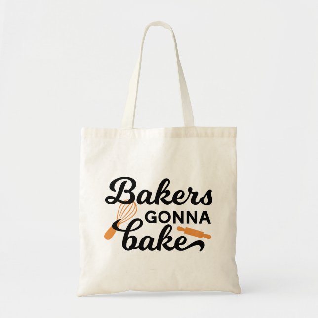 Bolso De Tela Los Panaderos Van A Hacer Citas I (Frente)
