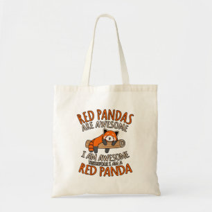 Bolso De Tela Los Pandas Rojos Son Increíblemente Mascotas Anim