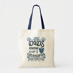 Bolso De Tela Los Papás Saben Mucho, Los Abuelos Lo Saben Todo
