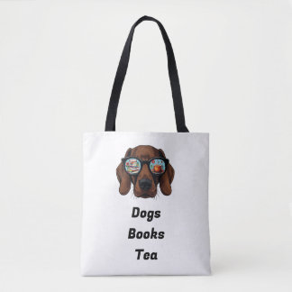 Bolso De Tela Los perros libros de té