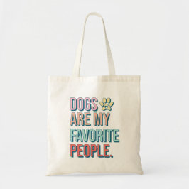 Bolso De Tela 'Los perros son mis favoritos' Tote Bag