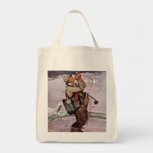 Bolso De Tela Los pescados están saltando