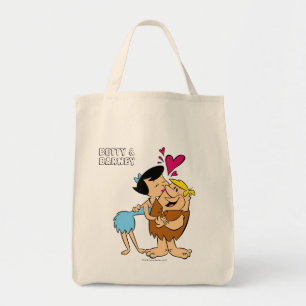 Bolso De Tela Los Picapiedra   Betty Kissing Barney