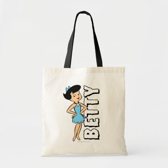 Bolso De Tela Los Picapiedra | Betty Rubble (Frente)