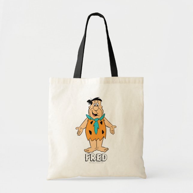 Bolso De Tela Los Picapiedra | Fred Flintstone (Frente)