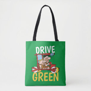 Bolso De Tela Los Picapiedra   Fred y Barney - Drive Green