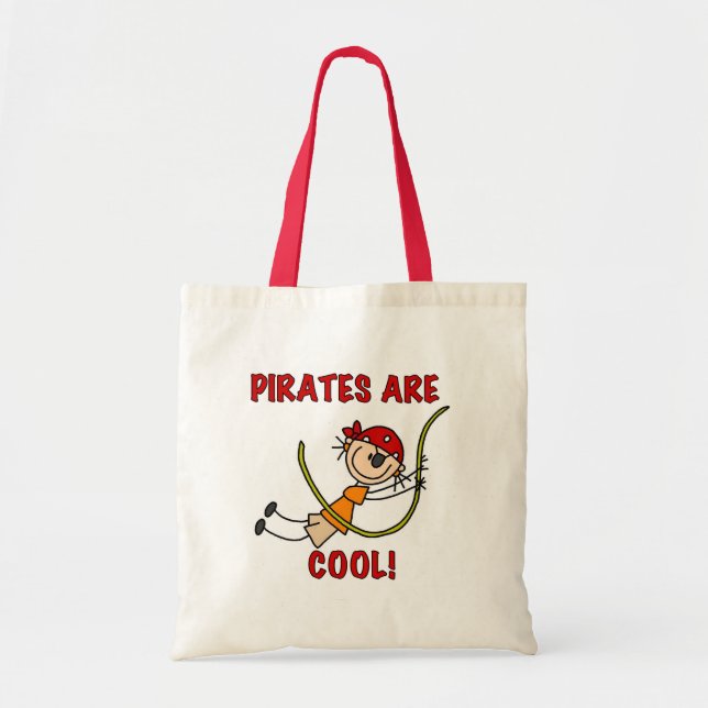 Bolso De Tela Los piratas son frescos (Frente)