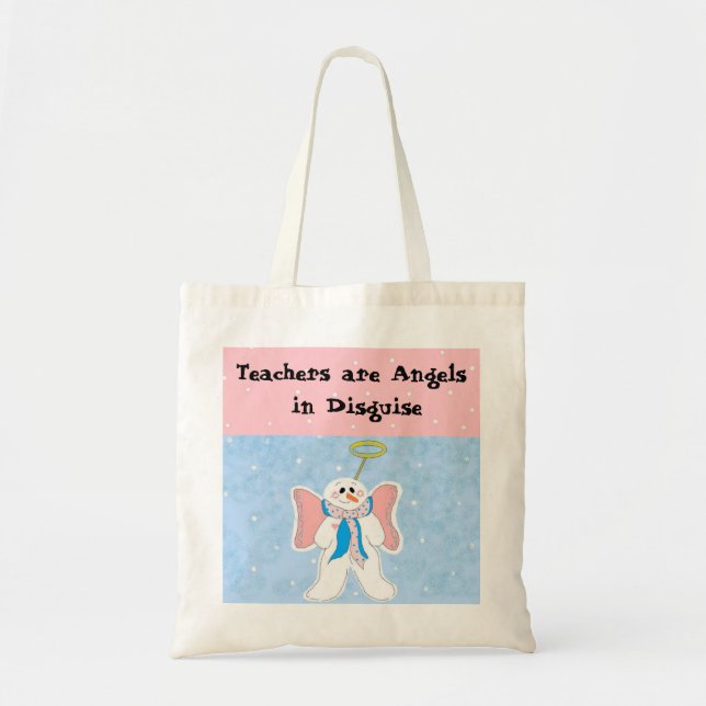 Bolso De Tela Los profesores son ángeles - Totebag de vacaciones (Frente)