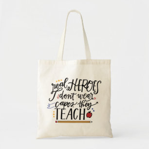 Bolso De Tela Los profesores son héroes
