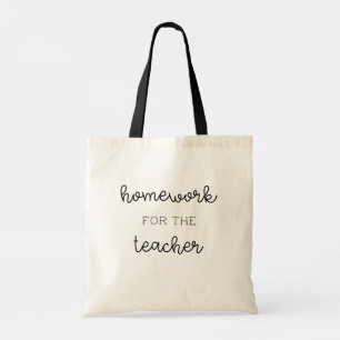 Bolso De Tela ¡Los profesores también tienen tareas domésticas!