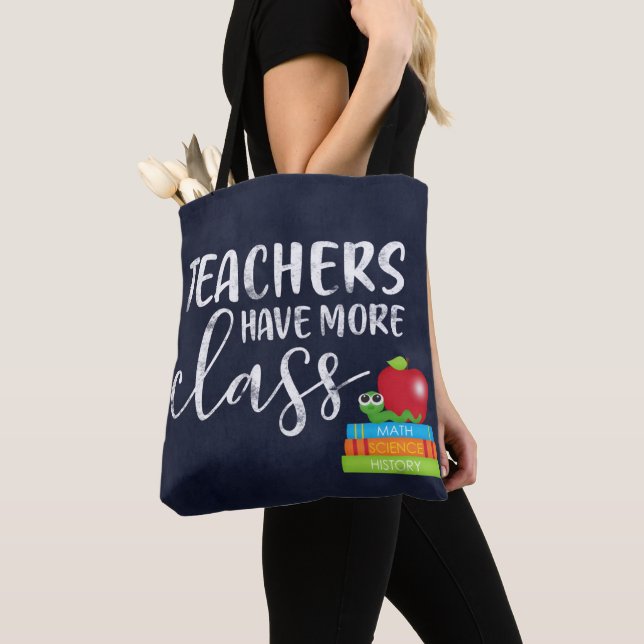 Bolso De Tela Los profesores tienen más clase (Detalle)