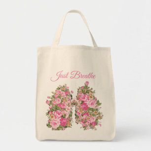 Bolso De Tela Los pulmones de las flores acaban de respirar la b