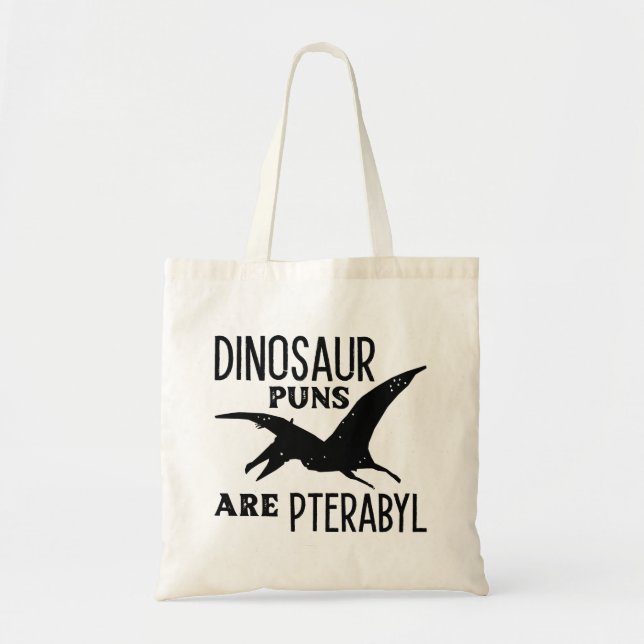 Bolso De Tela Los Punteros De Dinosaurio Son Pterabyl (Frente)