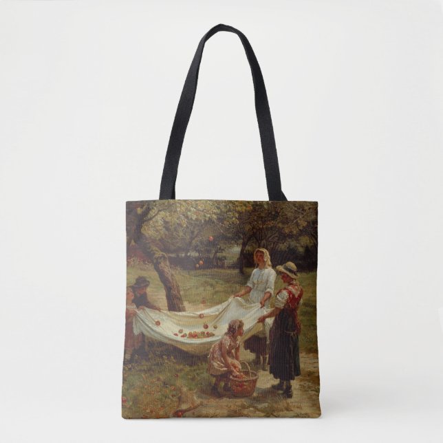 Bolso De Tela Los recolectores de Apple, 1880 (Anverso)