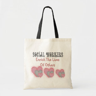 Bolso De Tela Los regalos del asistente social "enriquecen las