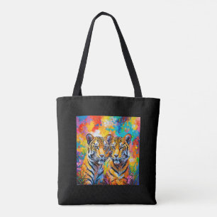 Bolso De Tela los tigres gemelos