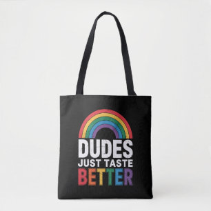 Bolso De Tela Los Tipos Saben Mejor Chistoso Orgullo Gay Regalo 