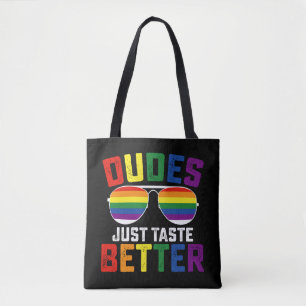 Bolso De Tela Los Tipos Saben Mejor Divertido Gay Orgullo LGBT