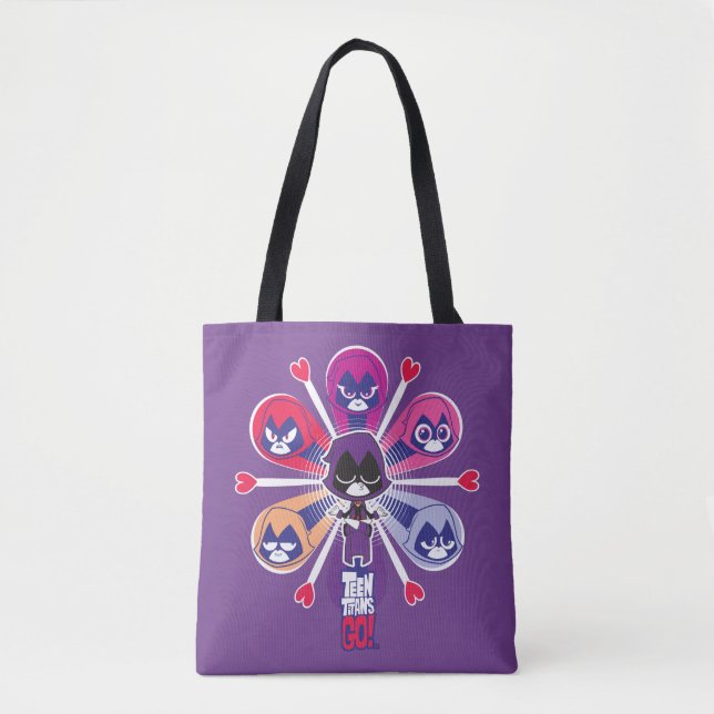 Bolso De Tela ¡Los titanes adolescentes se van! | Emoticlones de (Anverso)