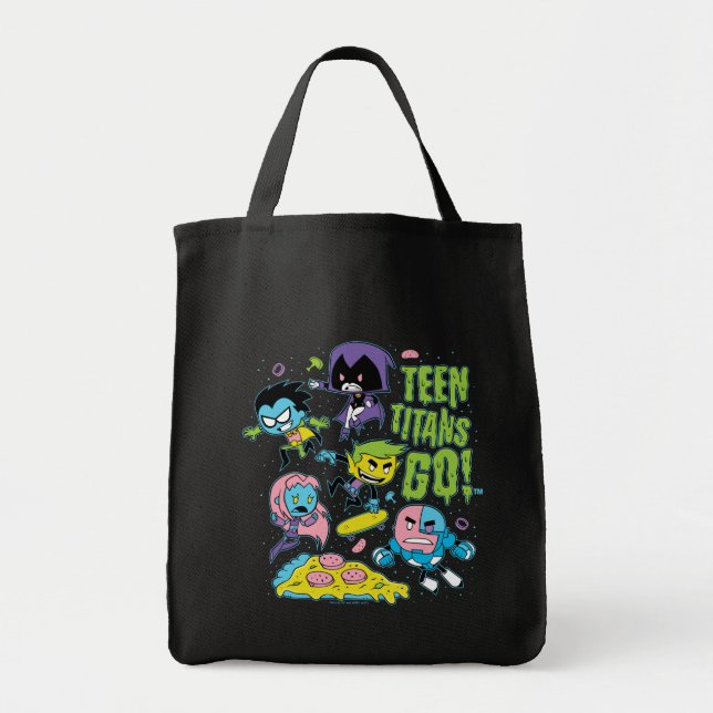 Bolso De Tela ¡Los titanes adolescentes se van! | Gnarly Gráfico (Frente)