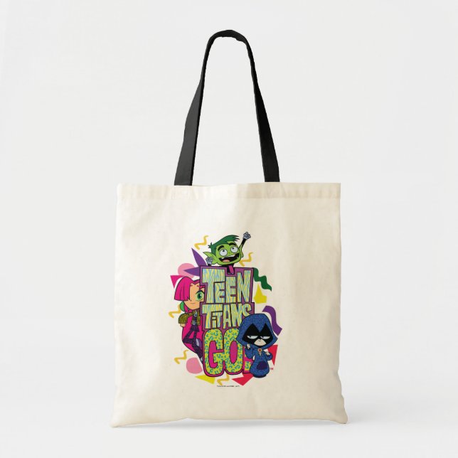 Bolso De Tela ¡Los titanes adolescentes se van! | Logo de "Chica (Frente)