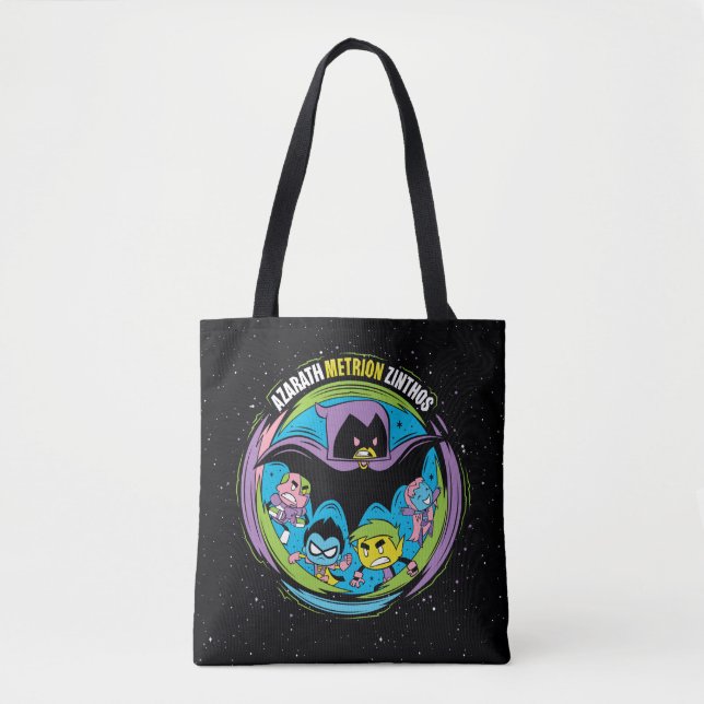 Bolso De Tela ¡Los titanes adolescentes se van! | Raven "Azarath (Anverso)