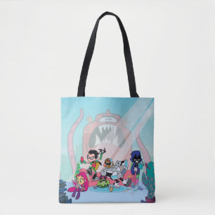 Bolso De Tela ¡Los titanes adolescentes van! acercamientos