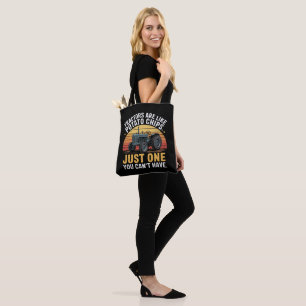 Bolso De Tela Los tractores son como papas fritas