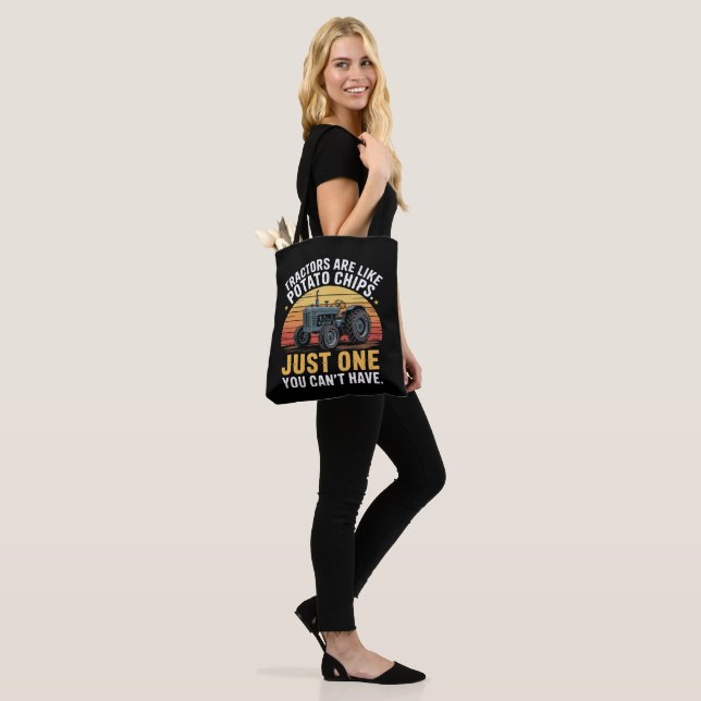 Bolso De Tela Los tractores son como papas fritas (Puesto)