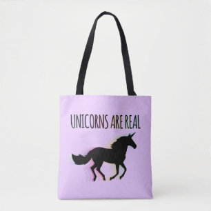 Bolso De Tela Los unicornios son reales