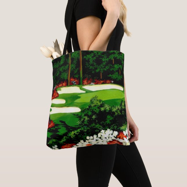 Bolso De Tela Los Verdes, el campo de golf Tote Bag (Detalle)
