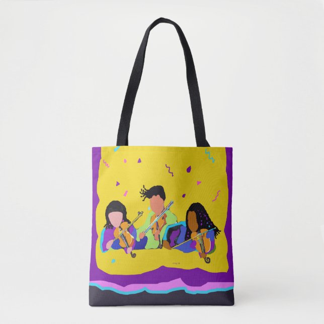 BOLSO DE TELA ¡LOS VIOLINISTAS CELEBRAN! (Anverso)