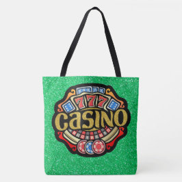 Bolso De Tela LOTE DEL CASINO - Ver Detrás