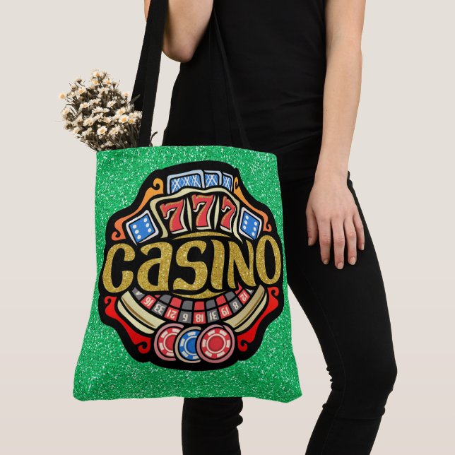 Bolso De Tela LOTE DEL CASINO - Ver Detrás (Detalle)