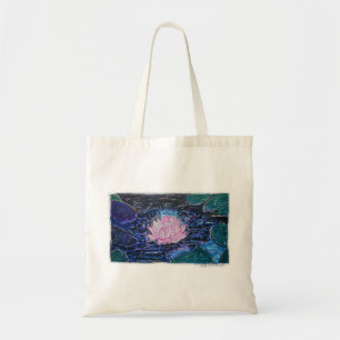 Bolso De Tela Loto en Agua Oscura