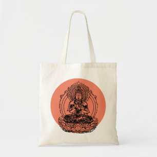 Bolso De Tela Lotus Buddha