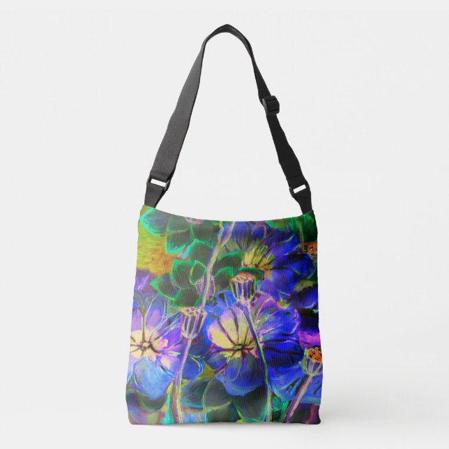 Bolso De Tela Lotus Garden (Anverso)