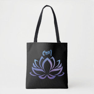 Bolso De Tela Lotus Om Purple
