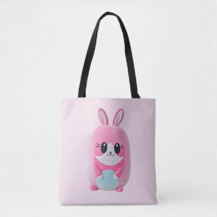 Bolso De Tela Lou Lou. Una criatura cariñosa, rosa