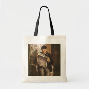 Bolso De Tela Louis Auguste Cezanne Padre Del Artista Leyendo
