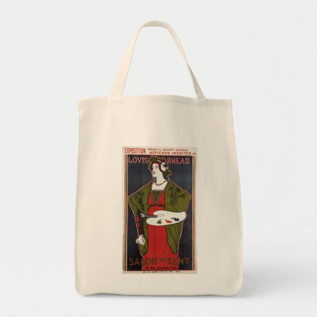 Bolso De Tela Louis Rhead ~ Salon des Cent (Frente)