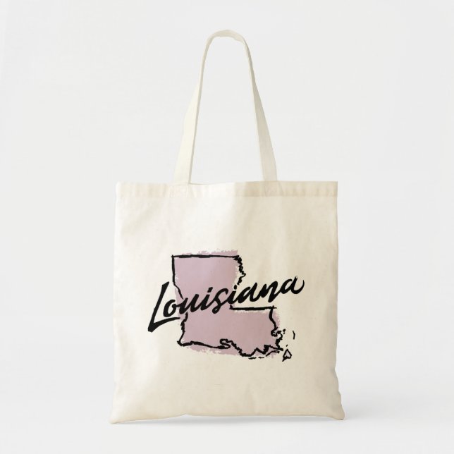 Bolso De Tela Louisiana (Frente)