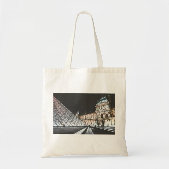 Bolso De Tela Louvre (Frente)